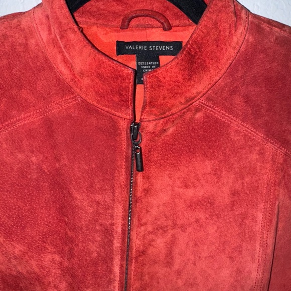 Valerie Stevens Suede Leather Jacket Small - Picture 3 of 6
